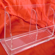 有机玻璃摆台架 陈列盒资料架 透明收纳盒